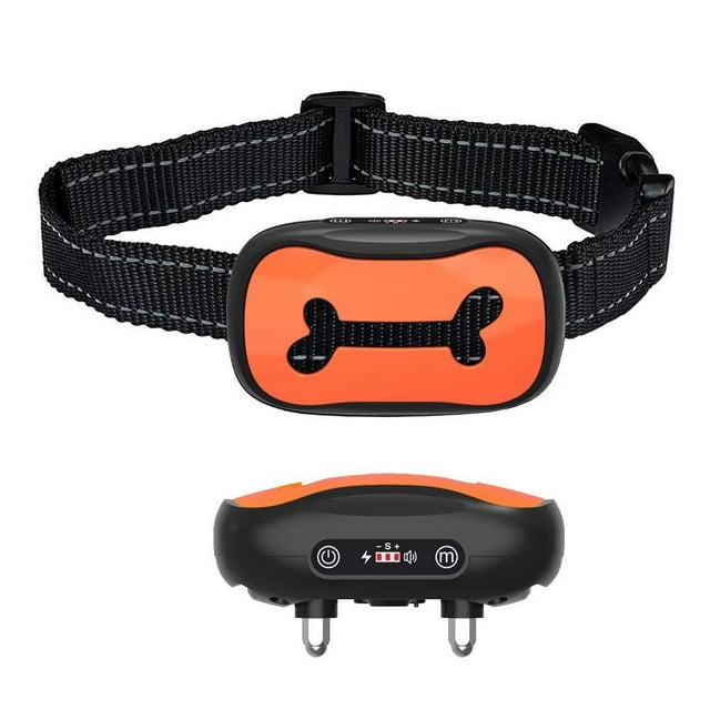 Adjustable Dog Training Collar with Beep & Vibration - Rechargeable ABS Material for All Breeds