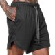 thumbnail image 2 of Pantalones cortos para correr para hombre, pantalones de entrenamiento para gimnasio, pantalones cortos para correr, pantalones deportivos con bolsillos, 2 of 5