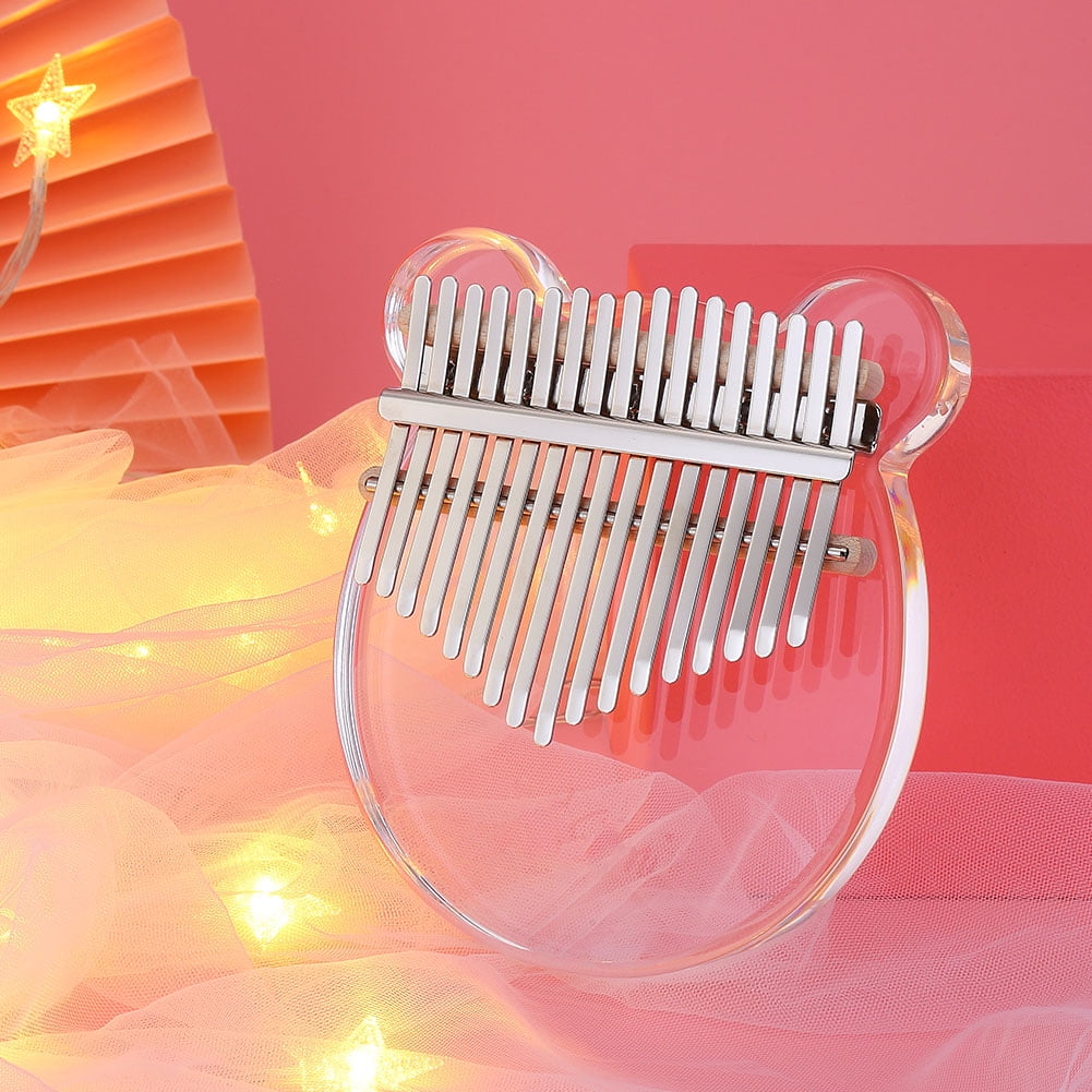 Acrylic Kalimba Thumb Piano, 17Key Thumb Piano, Transparent Thumb