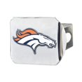thumbnail image 5 of Fan Mat Trailer Hitch Cover 22555 Fits 2 Inch Receiver; NFL Denver Broncos Color Logo; Chrome Plated; Metal, 5 of 5