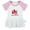 Pink Raglan Dresses, variant on iDzn You're the Pom Novelty Pomegranate Dresses For Baby, Newborn Babies Skirts, Infant Princess Dress, 0-24M Kids Graphic Clothes (Gray Raglan Dresses, 0-6 Months)