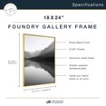 thumbnail image 3 of Mcs Master & Co. Foundry Metal Gallery Marco De Pared Latón 18 X 24 Pulgadas Sin Tapete, 3 of 5