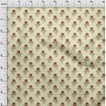thumbnail image 3 of oneOone Tissu en Coton Cambric Feuilles & Floral Imprimé au Mètre 56 Pouces de Large, 3 of 4