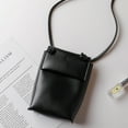 thumbnail image 5 of PU vertical mobile phone bag fashion simple mini diagonal small bag shoulder bag soft small satchel, 5 of 5