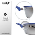 thumbnail image 2 of Juego de Sartenes ECOCINARE Zafiro Antiadherente 2 sartenes y 1 Tapa, 2 of 8