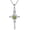 August, variant on ONEFINITY Cross Necklace for Women 925 Sterling Silver Cross Birthstone Pendant Necklace Infinity Cross Religious Jewelry Gifts for Women