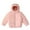 Pink, variant on Cethrio Kids Girls Puffer Jackets, Warm Hooded Zip up Lightweight Winter Coats Wine Size 3-4 T