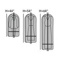 thumbnail image 2 of Covermates Keepsakes Garment Bag Set - Premium Polyester - Full Length Zipper - ID Window - Carrying Handles - Closet Storage, Black, 2 of 7