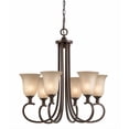 thumbnail image 2 of Lumenno International 1001-03-06 Series 1001 6 Light Chandelier, Bronze Finish, 2 of 3