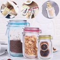 thumbnail image 5 of Reusable Freezer Bags, Grocery Bags, Reusable Grocery Bags, Mason Bag, Fresh Bag,Food Storage Snack Bags (25 PCS), 5 of 5