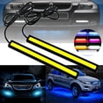 thumbnail image 2 of 1 pieza tira de luz led para coche dc12v luz de circulación diurna drl cob a prueba de agua barra de luz de tira led señal de giro led Gao Jiahui unisex, 2 of 2