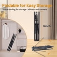 thumbnail image 2 of 2 Pack Shirt Display Stand, 32-63 Inch Height Adjustable Mannequin Torso for Vendors, T Shirt Clothing Display Stand Rack, Foldable Steamer Stand for Clothes Garment Retail, 2 of 7