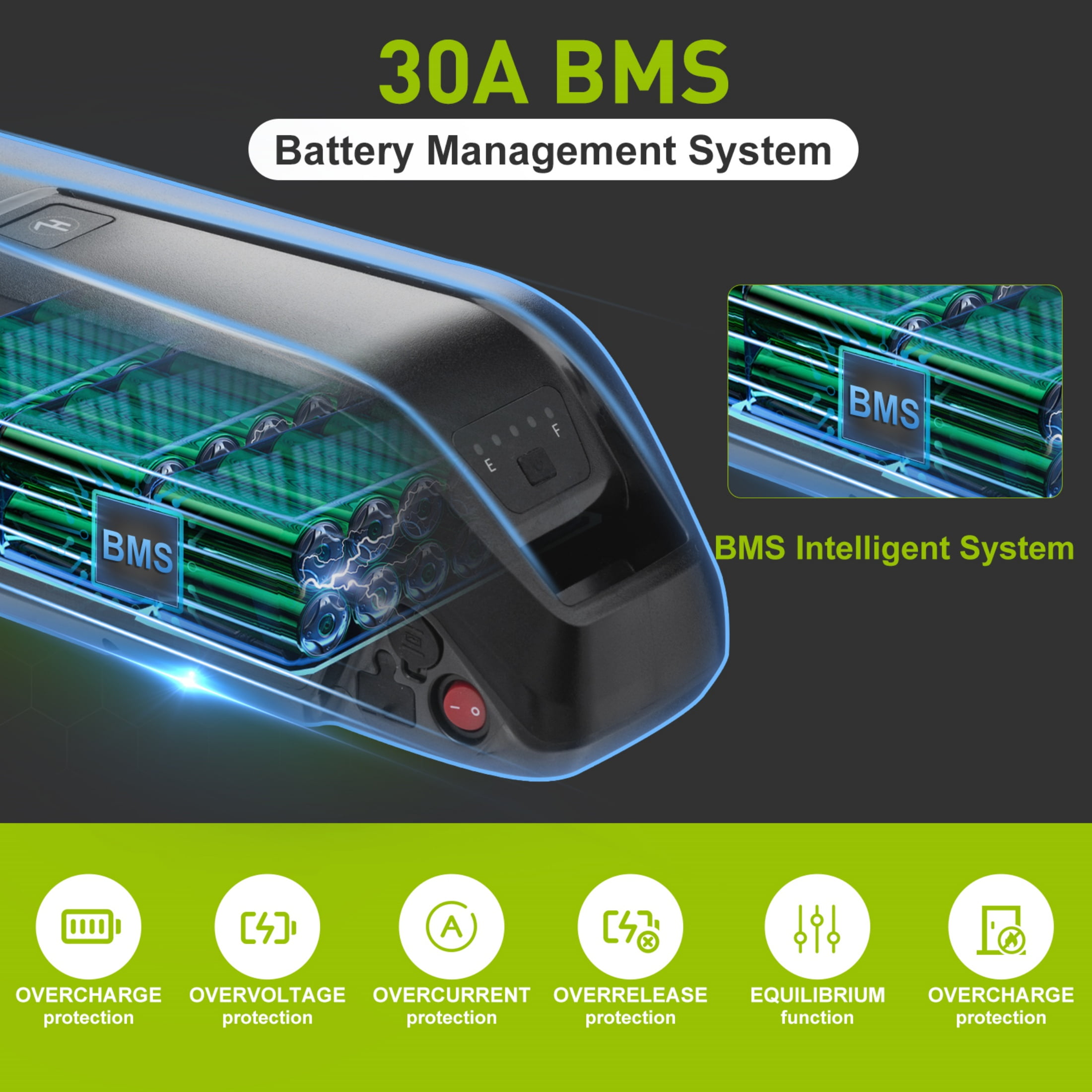 4-Pin 48v 10ah Ebike Battery Pack 0-1000W 48v Lithium Battery 2a Charger 48v Bicycles Battery