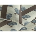 thumbnail image 3 of Ambesonne Owl Print Quilted Bedspread Set 3 Pcs, Birds on Tree Branches, King, Taupe Blue Grey and Eggshell, 3 of 4