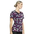 thumbnail image 4 of Tooniforms Scrubs Top For Women V-Neck TF671, L, Badtz Maru, 4 of 6