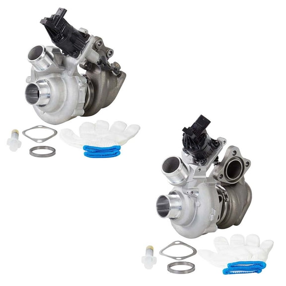 For Lincoln Navigator 2017-2020 Twin Turbo Turbochargers Set w/ Actuators - BuyAutoParts