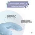 thumbnail image 3 of Almohada para Alimentar Bebé Memory Foam con Funda Lavable Color Azul, 3 of 8