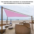 thumbnail image 4 of Triangle Sun Shade Sail Canopy Sand for Patio Garden Yard Deck Pergola(Pink), 4 of 5