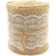 thumbnail image 2 of 2pcs Natural Jute with lace (white), 2 of 3