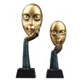 thumbnail image 2 of Lishi Statue Visage en Résine Abstraite - Sculpture Unique pour Décoration Maison et Bureau, 2 of 5