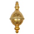 thumbnail image 1 of Vickerman MT198808D 10 in. Gold Candy Glitter Net Drop Ornament, 1 of 1