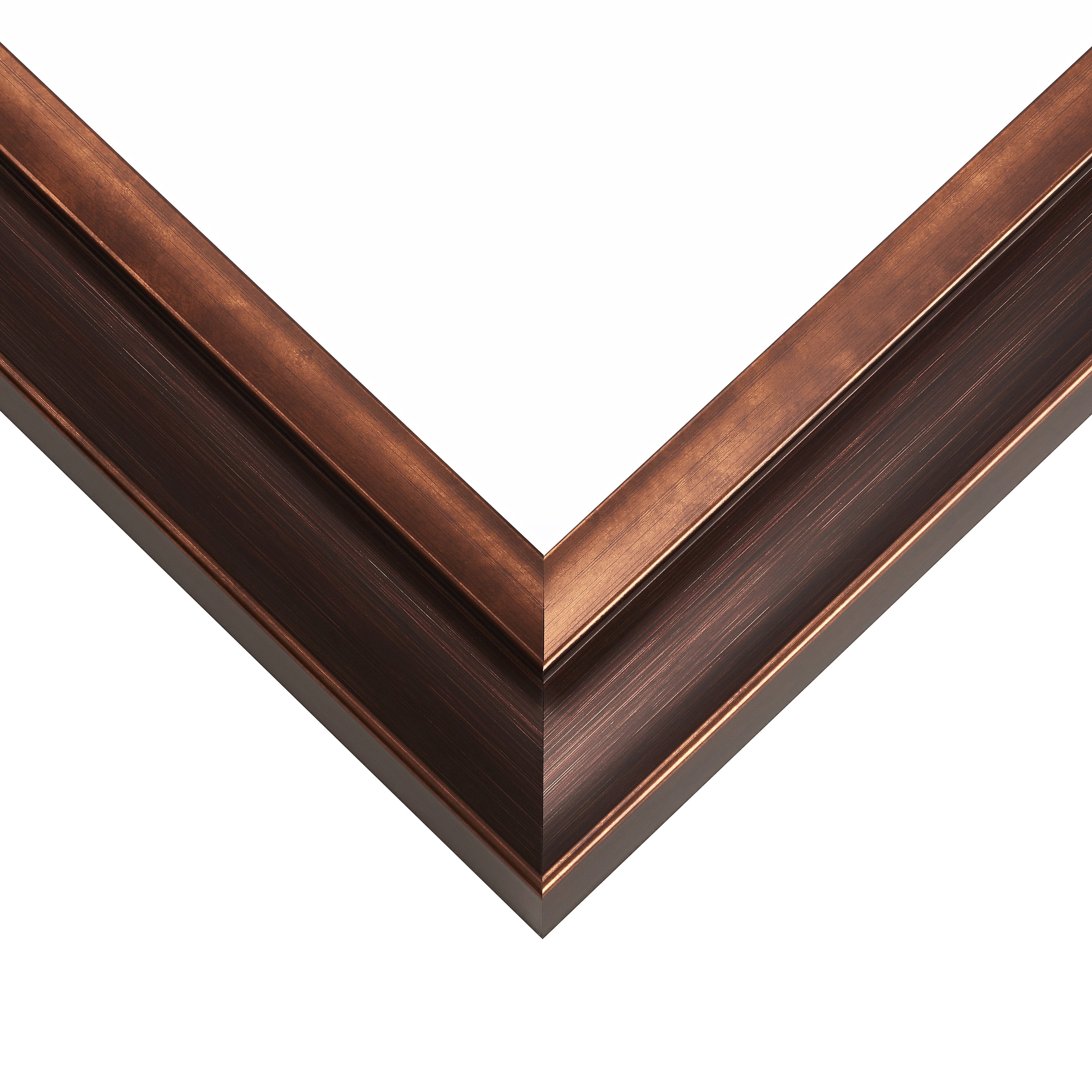 Craig Frames Ventura, 22x28 inch Brushed Bronze Picture Frame Matted for a 18x24 Photo