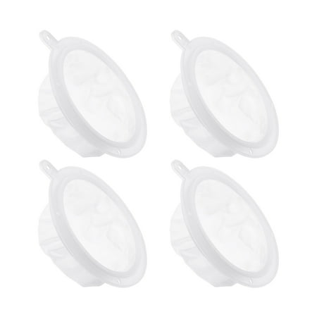 

Uxcell 5.4 O.D. 100 Mesh Food Filter Strainer Kitchen Mesh Filters Strainers Fine Mesh Sieve White 4 Pack