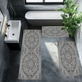 thumbnail image 4 of Big Savings! Kitchen Mat 3PCS Set, Large Non-Slip Rugs, Absorbent Microfiber Plush Boho Mats for Kitchen Floor, Laundry, Office, and Home Décor Sales Today Clearance!, 4 of 9