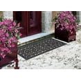 thumbnail image 3 of A1HC Natural Rubber Outdoor Doormat with Paisley Grill Design, Heavy-Duty Shoe Scraper, Dirt-Trapping Entryway Mat, 18" x 48", 3 of 7