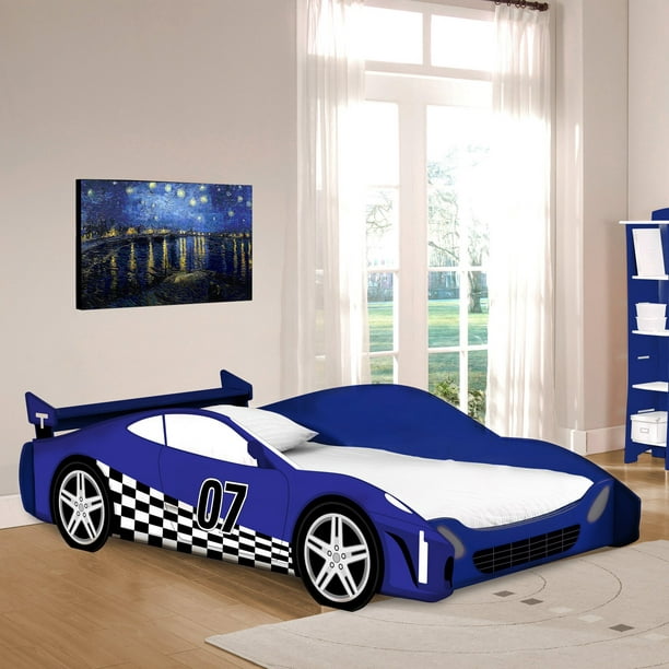 Legare Race Car Twin Bed Com, Batman Car Twin Bedroom