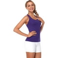 thumbnail image 2 of Attraco Womens Workout Tank Tops Mesh Cross Breathable Yoga Athletic Activewear, 2 of 6