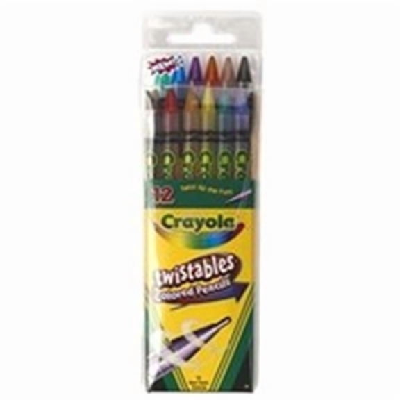 Crayola 7409C Twistable Colored Pencils- 30 Pack