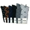 12 Pairs Mens Dress Socks Colorful Patterned Happy Crew Lightweight