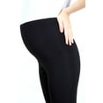 thumbnail image 2 of LVMA8060 - Luvmabelly Thermal Bottom Stretchy Maternity Long Leggings keeps you warm, 2 of 9
