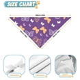 thumbnail image 6 of Dog Bandana 2 Pack,Purple Orange White Butterfly Pattern Bandanas for Dogs,Cat Bandana,Small/ Large Dog Bandana 2 Size,Dog Bandanas, 6 of 6