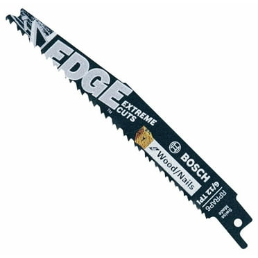 Bosch RPRAP6 (5 Pack) 6-Inch 6/12 TPI Wood Cutting Reciprocating Saw Blades # RPRAP6B-5PK