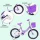 thumbnail image 2 of Bicicleta Entrenadora Para Niños Aeiou Qk-09 Con Canasta R12 Morado, 2 of 5