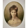 thumbnail image 2 of Marie-Désiré Bourgoin 15x18 Gold Ornate Wood Frame and Double Matted Museum Art Print Titled - Sarah Bernhardt Portrait (1889), 2 of 4