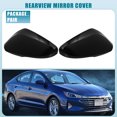 thumbnail image 2 of Cubierta del espejo retrovisor Unique Bargains para Hyundai Elantra 2011-2016 ABS negro 1 par, 2 of 7