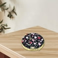 thumbnail image 2 of Kaonry Makeup Mirror B， 2.75'' Portable Makeup Floral Satin Pocket Retro Vintage Compact Folding Small Mini for Women Girls Beauty Accessories Round, 2 of 4