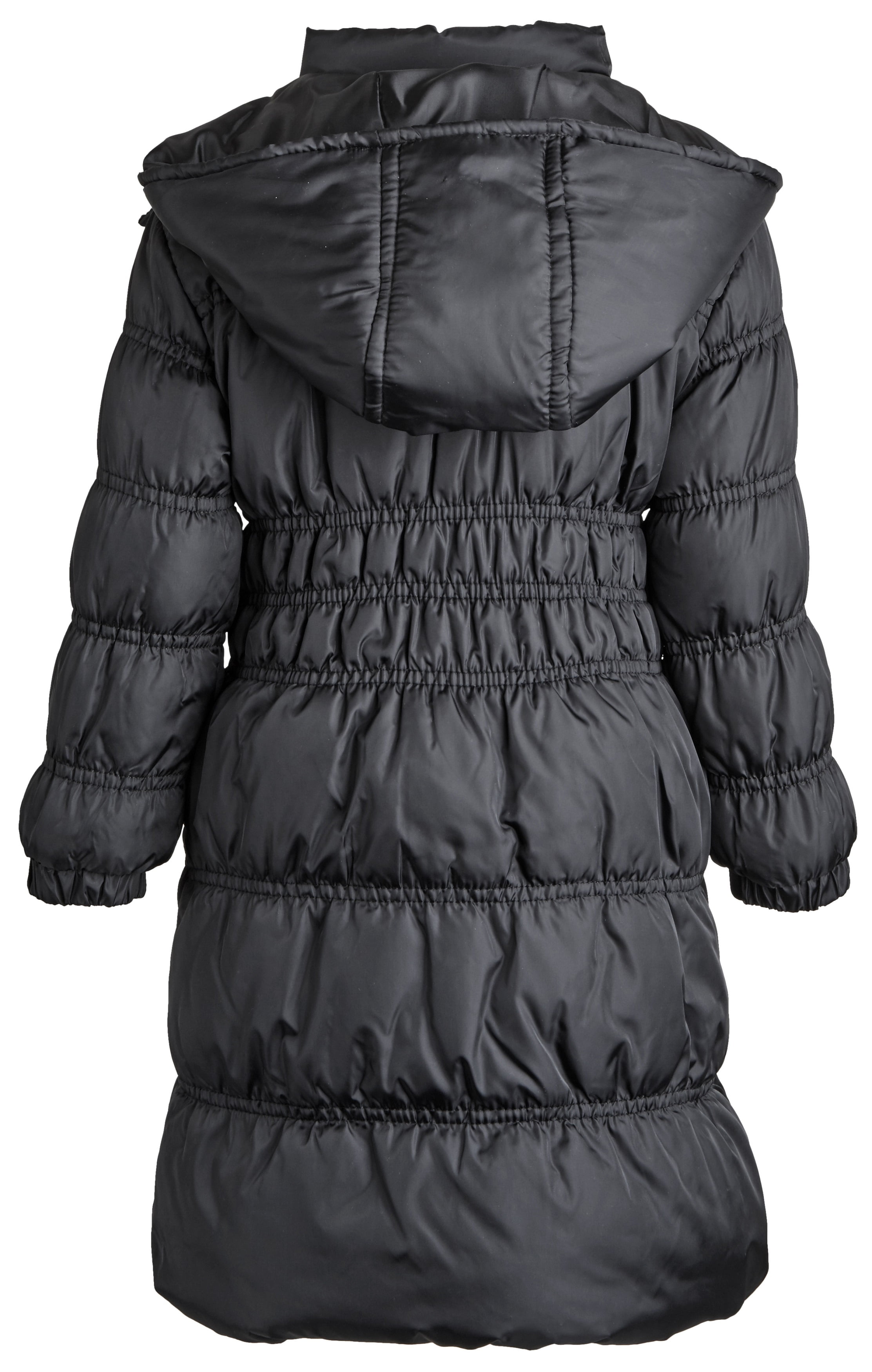 girls long puffer coat