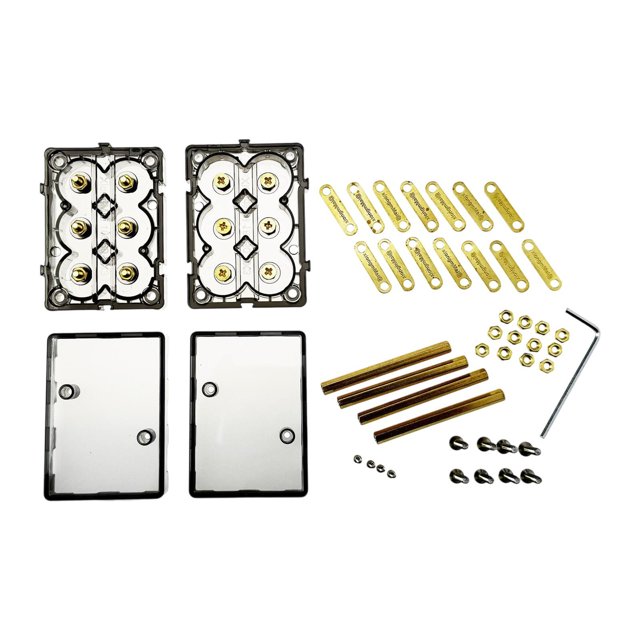 Caja de almacenamiento de batería Kit de almacenamiento de energía Sin soldadura Fácil de instalar Soporte de paquete para 18650/21700 75 cm x 49 cm x 102 cm