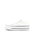 thumbnail image 1 of Converse Espadrilles Chuck Taylor All Star Lift pour Femmes, Blanc/noir/blanc, 5 Moyen US, 1 of 5