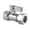 Chrome, variant on Kingston Brass KF4515PB 1/2-Inch FIP x 5/8-Inch O.D. Comp Quarter-Turn Straight Shut-Off Valve in Polished Brass
