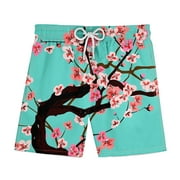 Iced Tea Tree Beach Shorts for Summer | Unisex, Up to 4XL