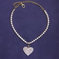 thumbnail image 4 of Joyería Tobillera Pulsera Cadena Playa Mujeres Pie Corazón Tobillera, 4 of 4