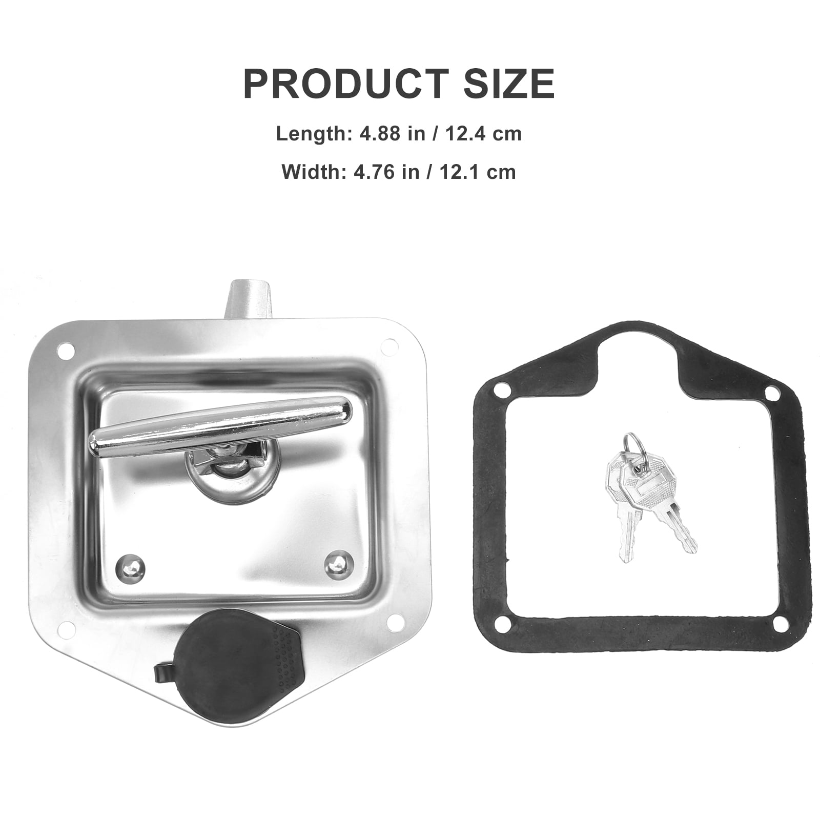 Toyvian 2Pcs Electrical Cabinet T Shaped Lock Truck Tool Latch Iron