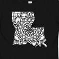 thumbnail image 4 of Inktastic Louisiana Silhouette Mandala Boys or Girls Baby T-Shirt, 4 of 5