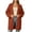 (Type 9)Orange, variant on Otvok Women Textured Rib Knit Open Front Cardigan, Long Drop Shoulder Sleeve Mid Length Loose Knit Sweater Outerwear