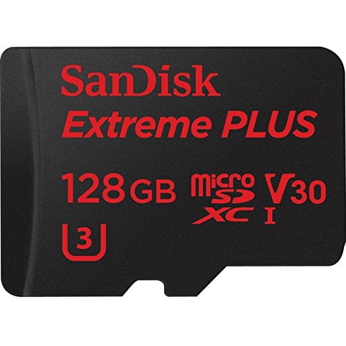 SanDisk 128GB Extreme® PLUS microSDXC™ UHSI Card with adapter